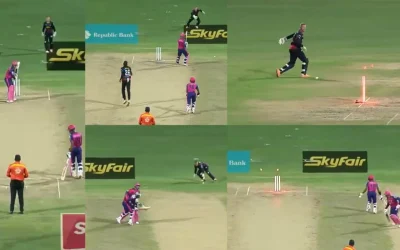 CPL 2024 [WATCH]: Alick Athanaze gets run out by Sam Billings after a bizarre mid-pitch collision with Quinton de Kock