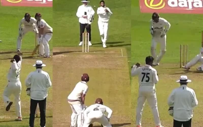 WATCH: Shakib Al Hasan’s magical ball leads to Tom Abell’s awkward fall after dismissal in the County Championship