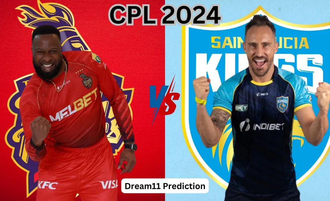 TKR vs SLK, CPL 2024: Match Prediction, Dream11 Team, Fantasy Tips and Pitch Report | Trinbago Knight Riders vs Saint Lucia Kings