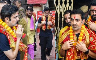 ये अवतार भी देख लो आप Gautam Gambhir का, खास मंदिर के दर्शन करने पहुंचे थे