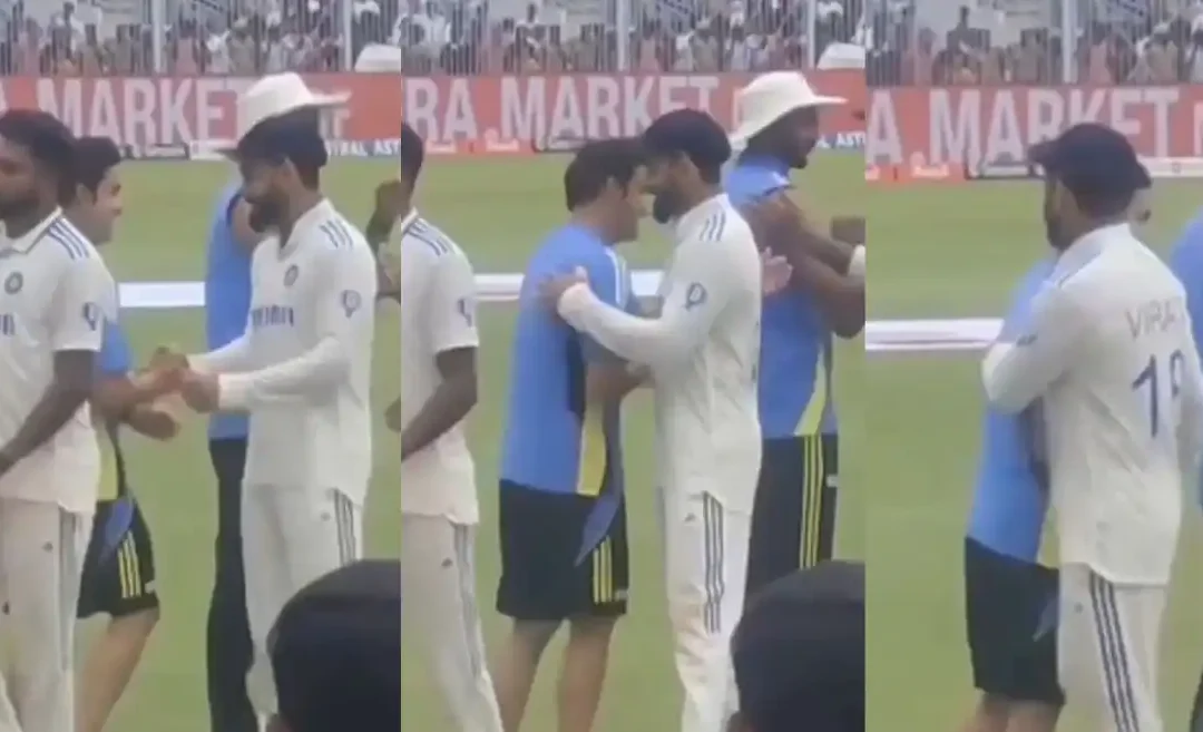 WATCH: Virat Kohli and Gautam Gambhir share a warm hug after India’s emphatic win over Bangladesh in Chennai Test