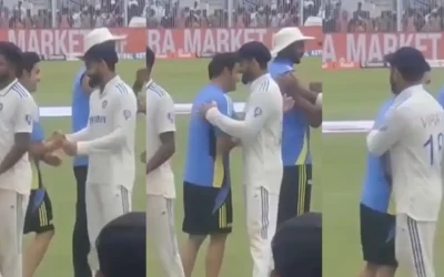 WATCH: Virat Kohli and Gautam Gambhir share a warm hug after India’s emphatic win over Bangladesh in Chennai Test