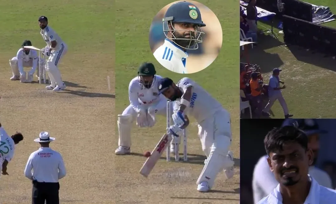 IND vs BAN 2024 [WATCH]: Virat Kohli smashes Taijul Islam for a beautiful six over long off on Day 4 of the second Test