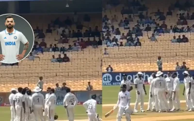 IND vs BAN [WATCH]: Virat Kohli’s playful dance lights up the field on Day 2 of first Test