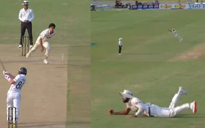 WATCH: Aamer Jamal plucks a one-handed screamer to dismiss Ollie Pope on Day 2 of the 1st Test | PAK vs ENG