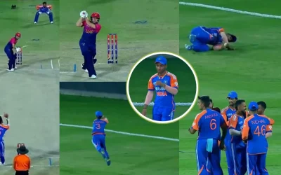 WATCH: Ayush Badoni pulls off a jaw-dropping flying catch in Emerging Asia Cup 2024