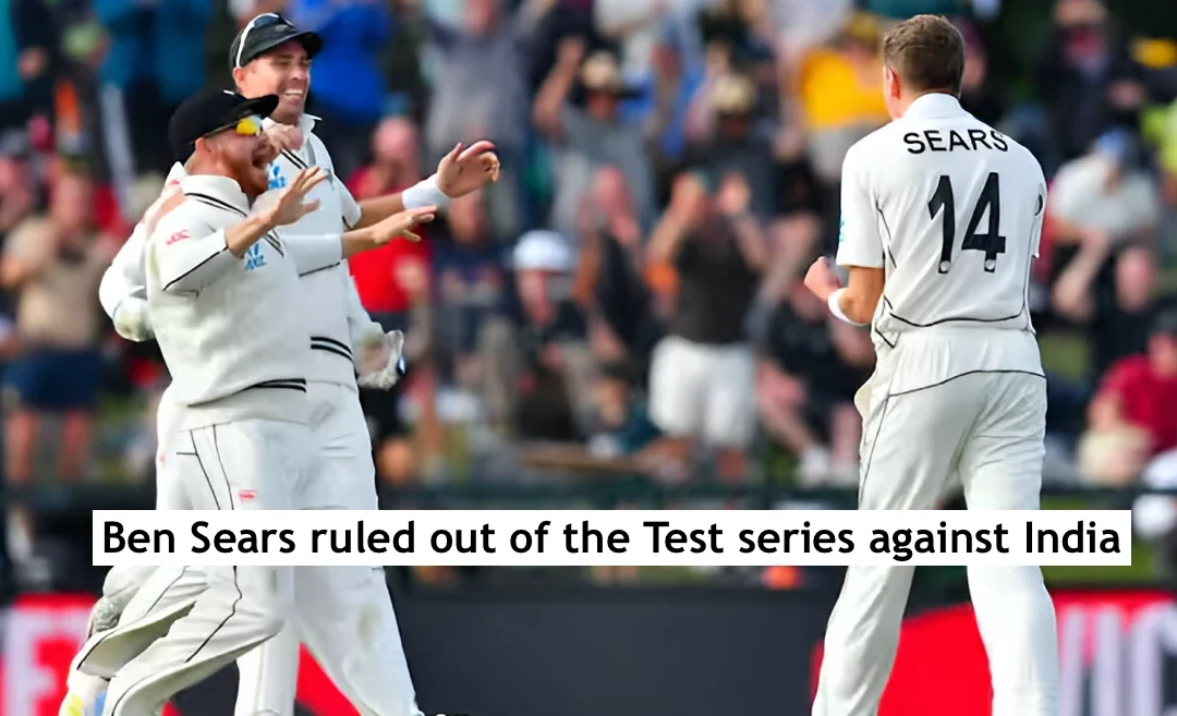 New Zealand announces Ben Sears replacement for the Test series against India