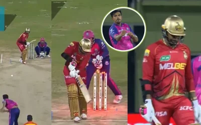 WATCH: Maheesh Theekshana cleans up Sunil Narine with an unplayable delivery in CPL 2024 Eliminator