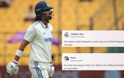 IND vs NZ: Twitter roasts KL Rahul for his 6-ball duck on Day 2 of the Bengaluru Test