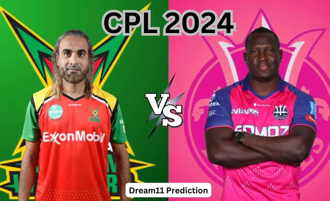 GUY vs BR, CPL 2024 Qualifier 2: Match Prediction, Dream11 Team, Fantasy Tips and Pitch Report | Guyana Amazon Warriors vs Barbados Royals