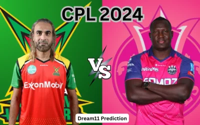 GUY vs BR, CPL 2024 Qualifier 2: Match Prediction, Dream11 Team, Fantasy Tips and Pitch Report | Guyana Amazon Warriors vs Barbados Royals