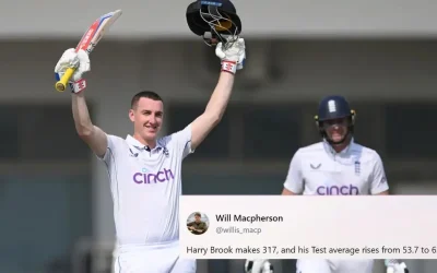 PAK vs ENG: Fans erupt as Harry Brook hits a dazzling triple century in the first Test