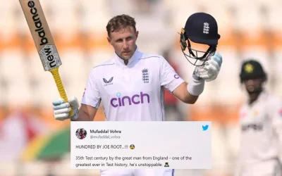 Fans go wild as England star Joe Root hits 35th century in the first Test against Pakistan