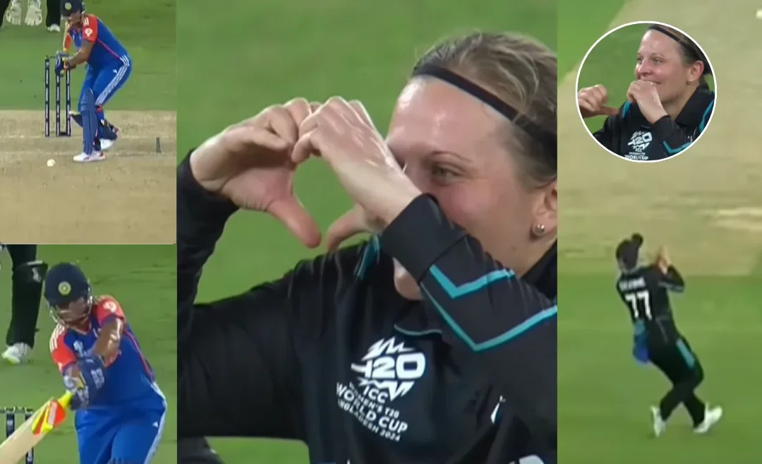 WATCH: Lea Tahuhu’s special celebration after dismissing Richa Ghosh in the Women’s T20 World Cup 2024