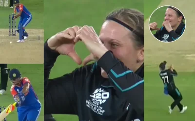 WATCH: Lea Tahuhu’s special celebration after dismissing Richa Ghosh in the Women’s T20 World Cup 2024