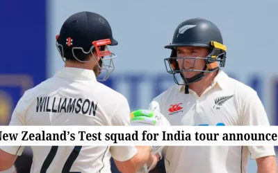 New Zealand announces Test squad for India tour; Kane Williamson’s availability uncertain