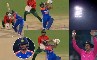 IND vs BAN [WATCH]: Nitish Kumar Reddy smashes two back-to-back sixes off Rishad Hossain in the second T20I