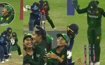 WATCH: Omaima Sohail outfoxes Harshitha Madavi with an unplayable ball in Women’s T20 World Cup 2024