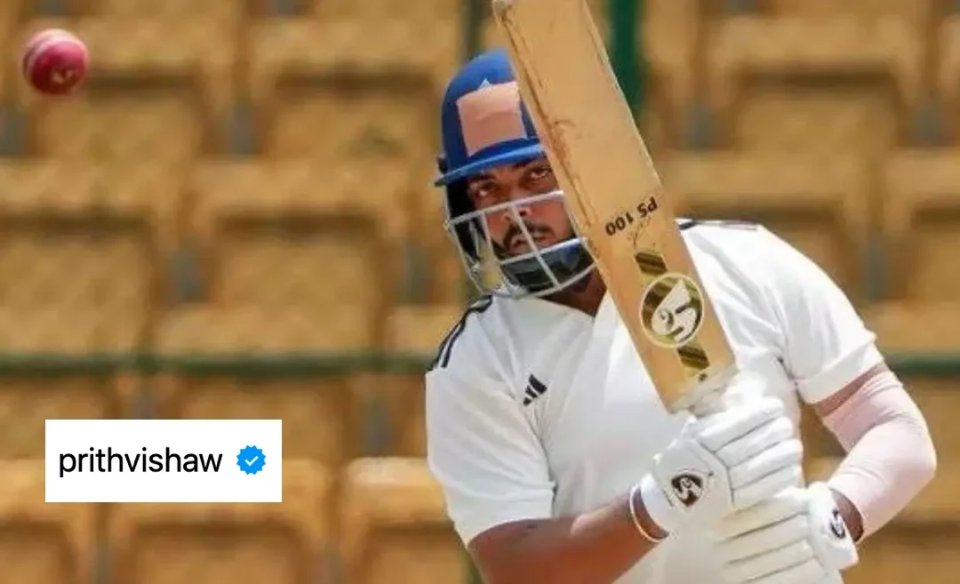 Prithvi Shaw reacts after being dropped from Mumbai’s Ranji Trophy squad due to disciplinary issues