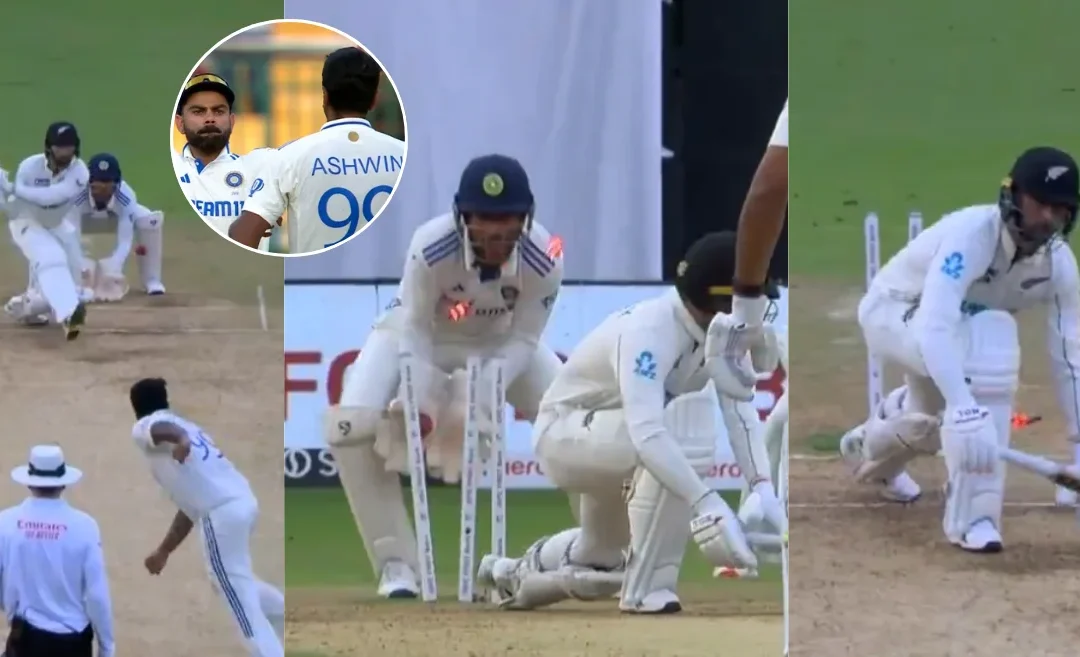 IND vs NZ [WATCH]: Ravichandran Ashwin’s spin magic to dismiss Devon Conway on Day 2 of the first Test