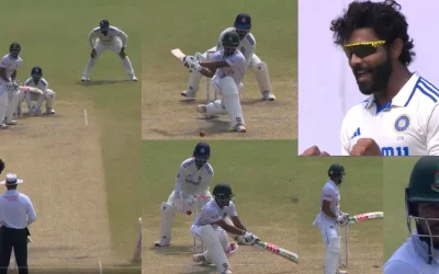 IND vs BAN 2024 [WATCH]: Ravindra Jadeja rattles Najmul Hossain Shanto’s stumps on Day 5 of the second Test