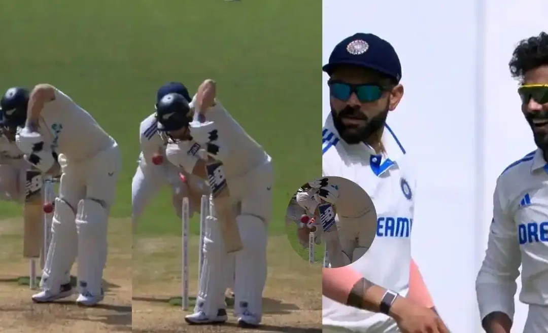 WATCH: Ravindra Jadeja cleans up Glenn Phillips with a beauty on Day 3 of the Bengaluru Test