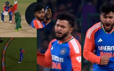 WATCH: Riyan Parag’s pumped-up celebration after removing Mehidy Hasan Miraz in 2nd IND vs BAN T20I goes viral