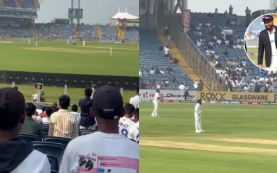 WATCH: “Mumbai Cha Raja..” – Pune fans cheer for Rohit Sharma on Day 1 of the second IND vs NZ Test