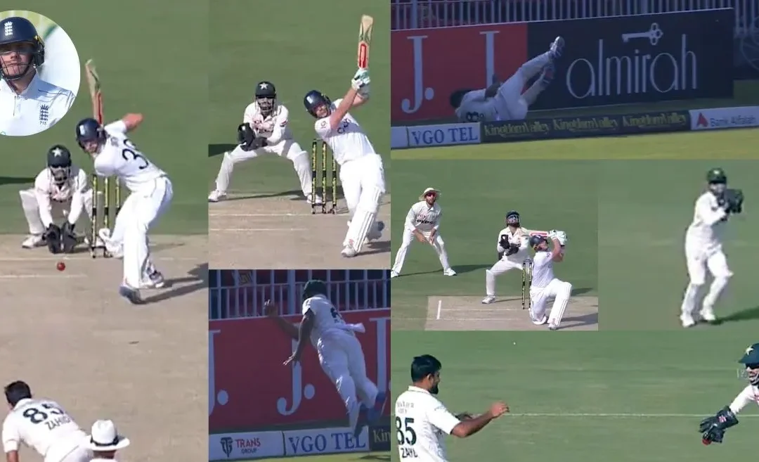 WATCH: Sajid Khan’s fielding brilliance averts Jamie Smith’s certain six on Day 1 of the third Test