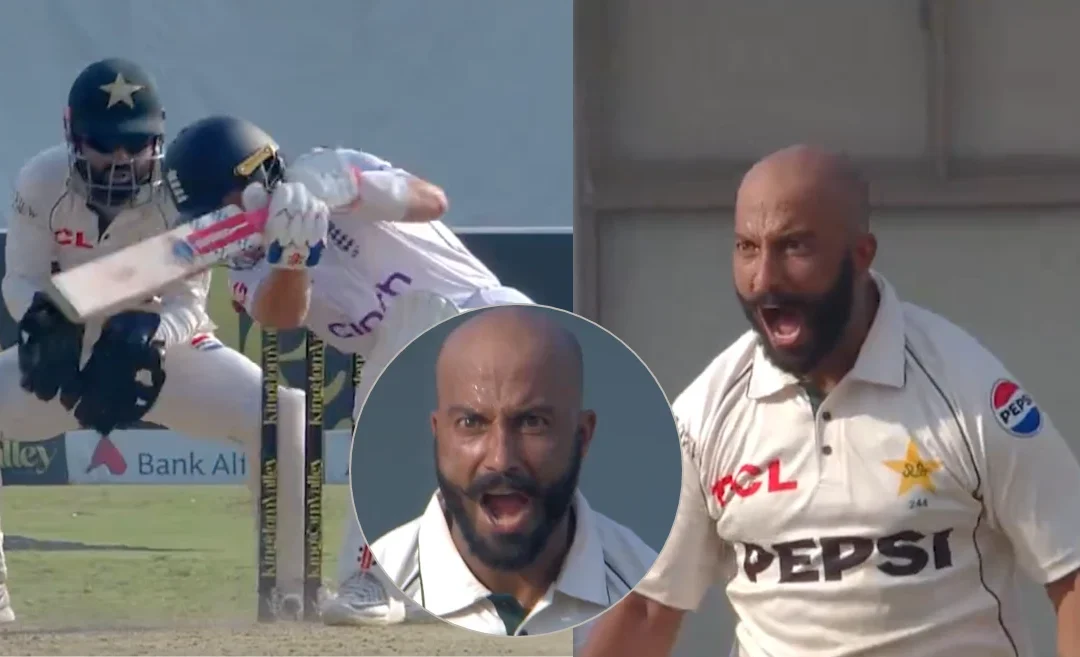 PAK vs ENG [WATCH]: Sajid Khan celebrates with a roar after bamboozling Ollie Pope