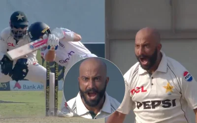 PAK vs ENG [WATCH]: Sajid Khan celebrates with a roar after bamboozling Ollie Pope