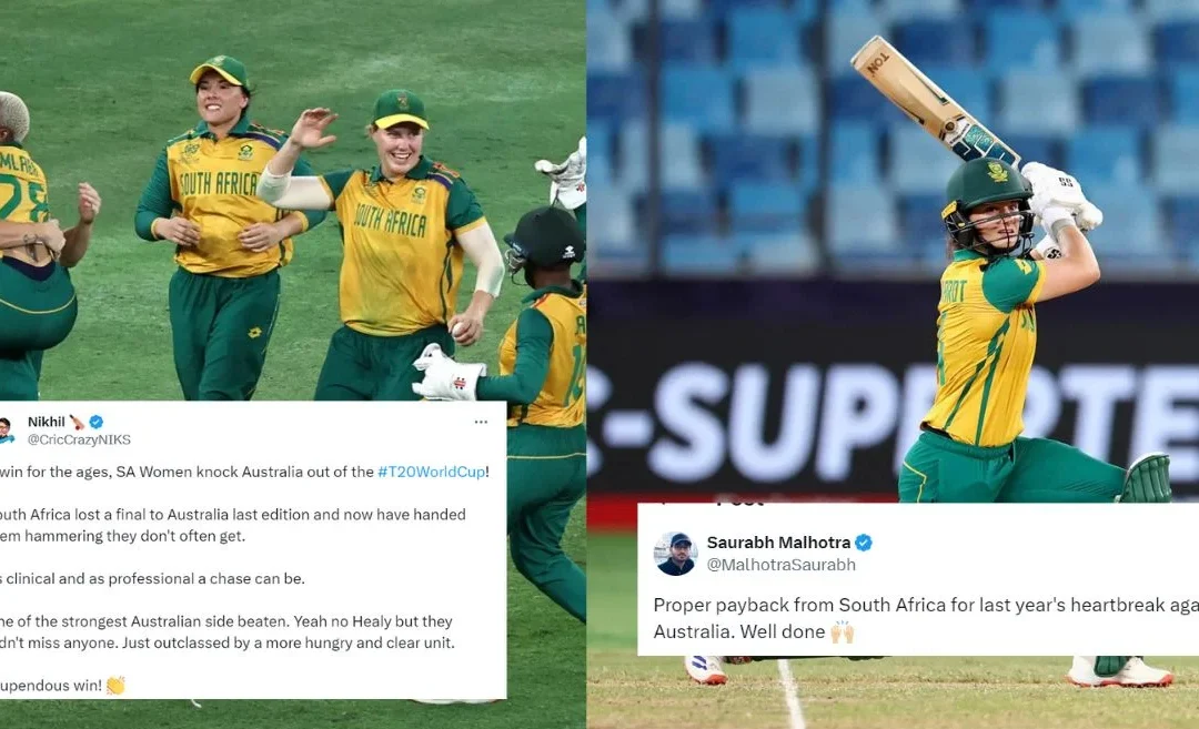 Twitter Reactions: South Africa knocks out six-time champion Australia to reach the Women’s T20 World Cup 2024 final