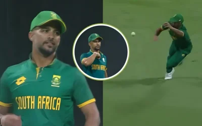 WATCH: South Africa’s batting coach JP Duminy shocks fans with a fielding cameo against Ireland in 3rd ODI