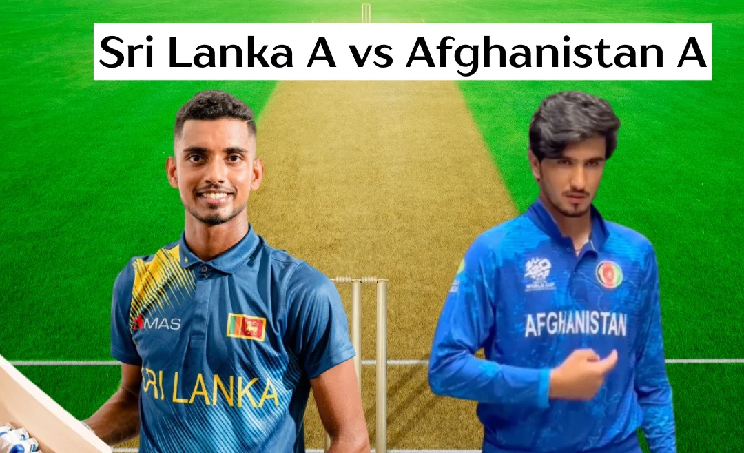 SL-A vs AF-A, Emerging Asia Cup 2024: Match Prediction, Dream11 Team, Fantasy Tips & Pitch Report | Sri Lanka A vs Afghanistan A