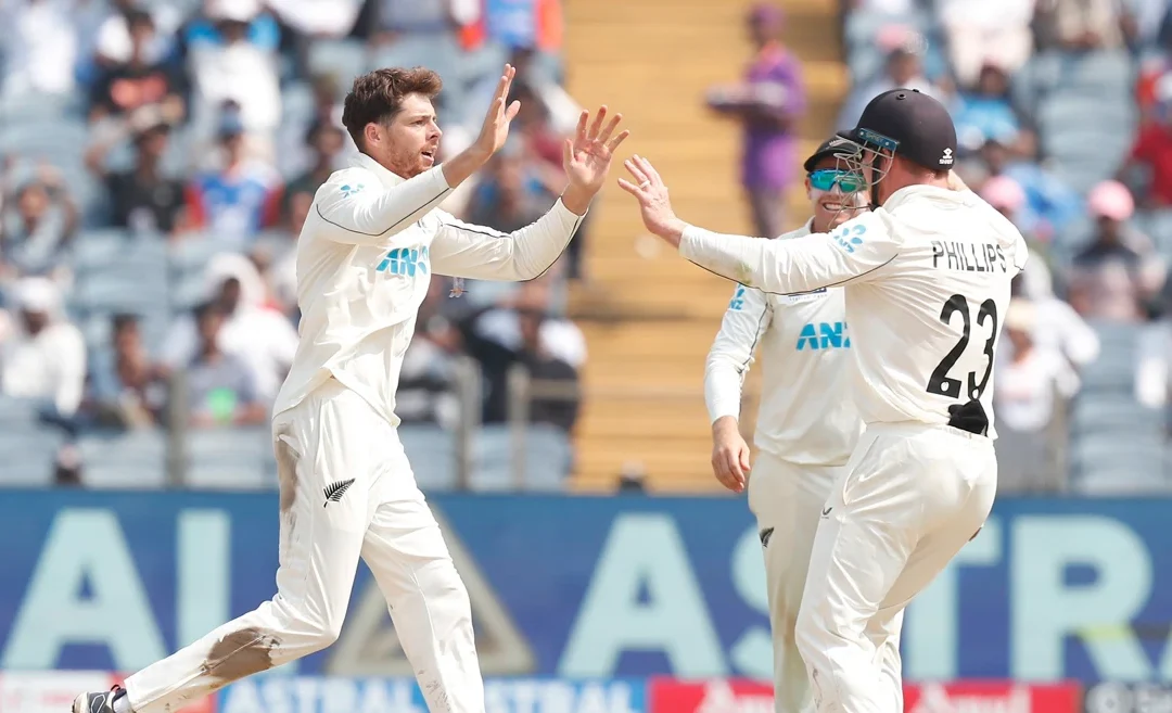 Top 5 bowling figures by New Zealand players against India in Test cricket feat. Mitchell Santner