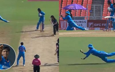 INDW vs NZW [WATCH]: Deepti Sharma pulls off a stunning catch in the slips to dismiss Georgia Plimmer