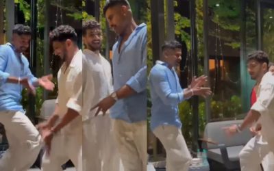 Munawar Faruqui के साथ दोस्ती बढ़ रही है Shreyas Iyer की, देखो दोनों साथ में ठुमके लगा रहे हैं