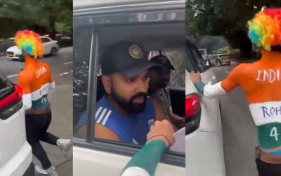 Rohit Sharma के लिए फैन ने अपनी जान डाली जोखिम में, उसके बाद जो हुआ…