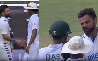 WATCH: Virat Kohli playfully winks at Litton Das after India’s emphatic win over Bangladesh in the Kanpur Test