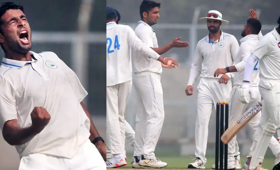 Anshul Kamboj scripts history with 10 wickets in an innings in Ranji Trophy 2024-25