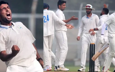 Anshul Kamboj scripts history with 10 wickets in an innings in Ranji Trophy 2024-25