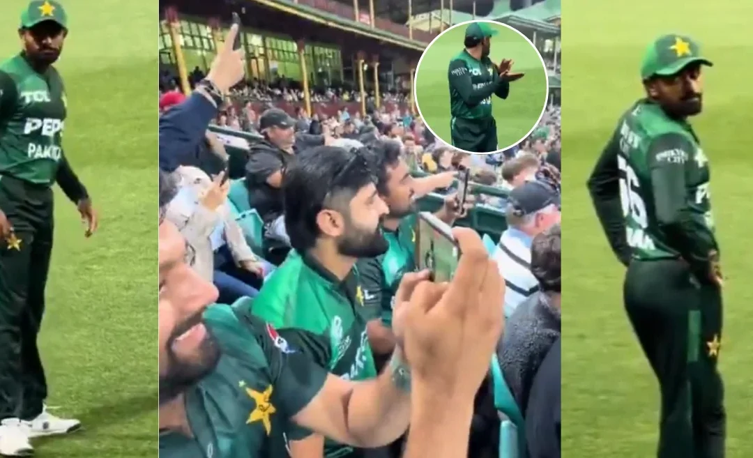 AUS vs PAK [WATCH]: Babar Azam fiercely glares at Pakistan fans shouting at him