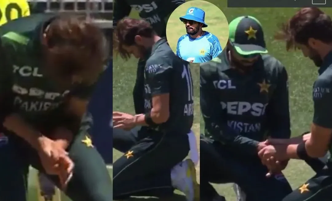 AUS vs PAK [WATCH]: Babar Azam turns physio to aid Shaheen Afridi’s injury in 3rd ODI