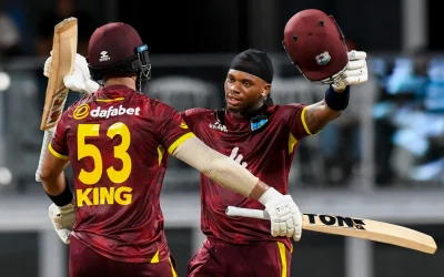 Keacy Carty and Brandon King’s centuries lead West Indies to a series-clinching victory over England in 3rd ODI