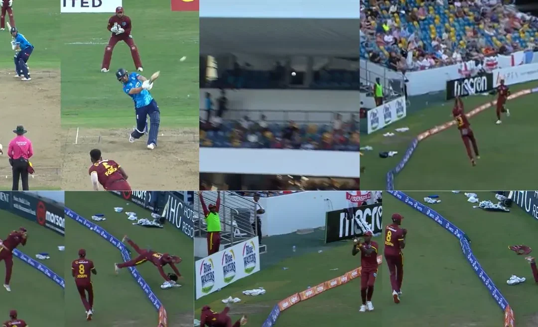 WI vs ENG 2024 [WATCH]: Brandon King plucks a brilliant catch to dismiss Phill Salt