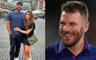 Rohit Sharma के बचाव में उतरे Aaron Finch, पत्‍नी Ritika Sajdeh ने किया सलाम, सोशल मीडिया पर मचा बवाल