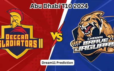 DG vs CBJ, Abu Dhabi T10 2024: Match Prediction, Dream11 Team, Fantasy Tips & Pitch Report | Deccan Gladiators vs Chennai Brave Jaguars