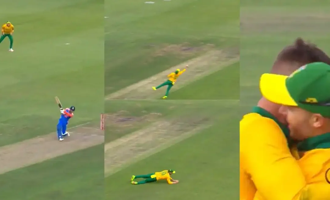 SA vs IND [WATCH]: David Miller plucks a one-handed stunner to dismiss Tilak Varma in 2nd T20I