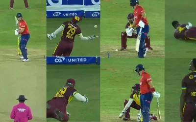 WI vs ENG [WATCH]: West Indies drop three catches and lose the series