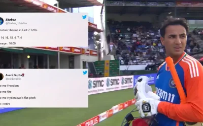 SA vs IND: Fans brutally troll Abhishek Sharma for his flop show with the bat in the 2nd T20I